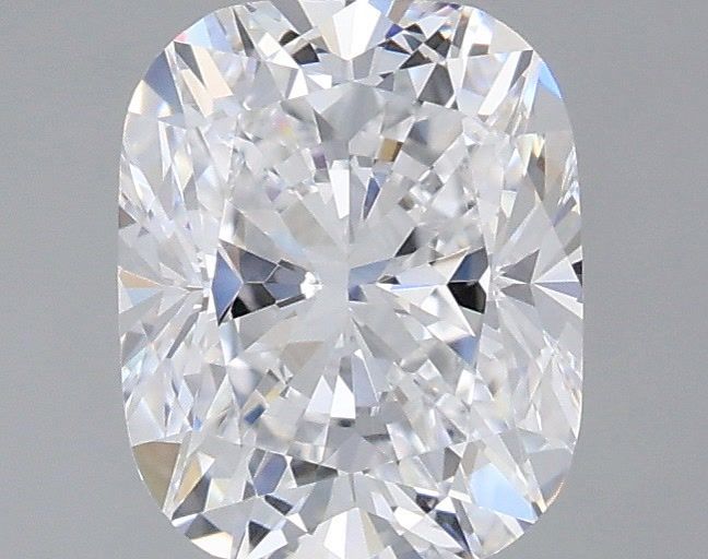 0.95 Carat Cushion Shaped, Ideal Cut, D Color, VVS2 Clarity, IGI Certified Lab Grown Diamond