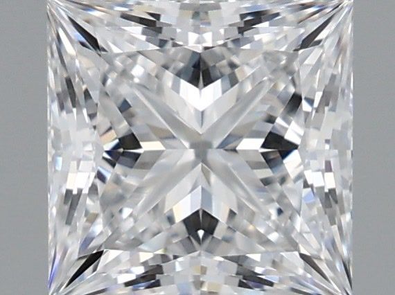 1.21 Carat Princess Shaped, Ideal Cut, D Color, VVS2 Clarity, IGI Certified Lab Grown Diamond