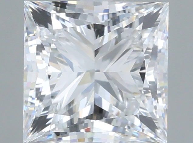 1.04 Carat Princess Shaped, Very Good Cut, D Color, VVS2 Clarity, IGI Certified Lab Grown Diamond