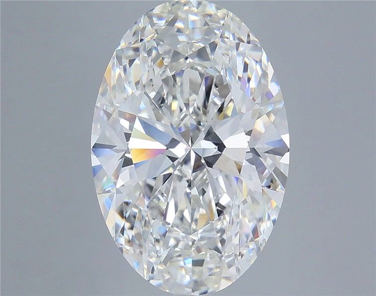 8.04 Carat Oval Shaped, Very Good Cut, F Color, VVS2 Clarity, IGI Certified Lab Grown Diamond