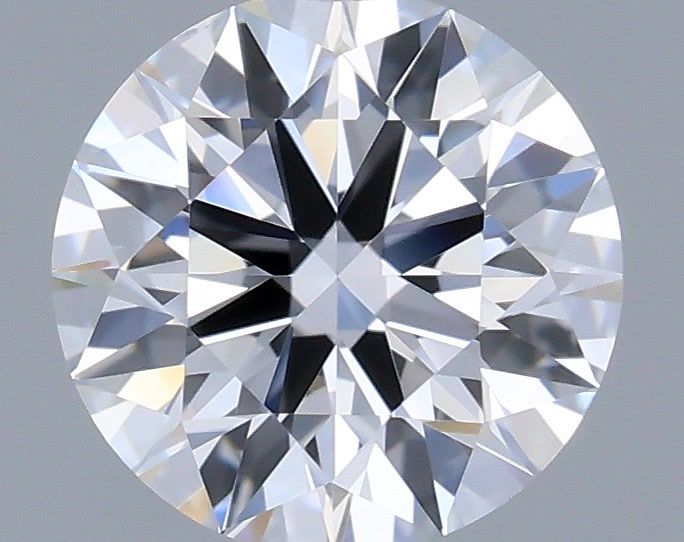 0.51 Carat Round Shaped, Ideal Cut, D Color, VS2 Clarity, IGI Certified Lab Grown Diamond