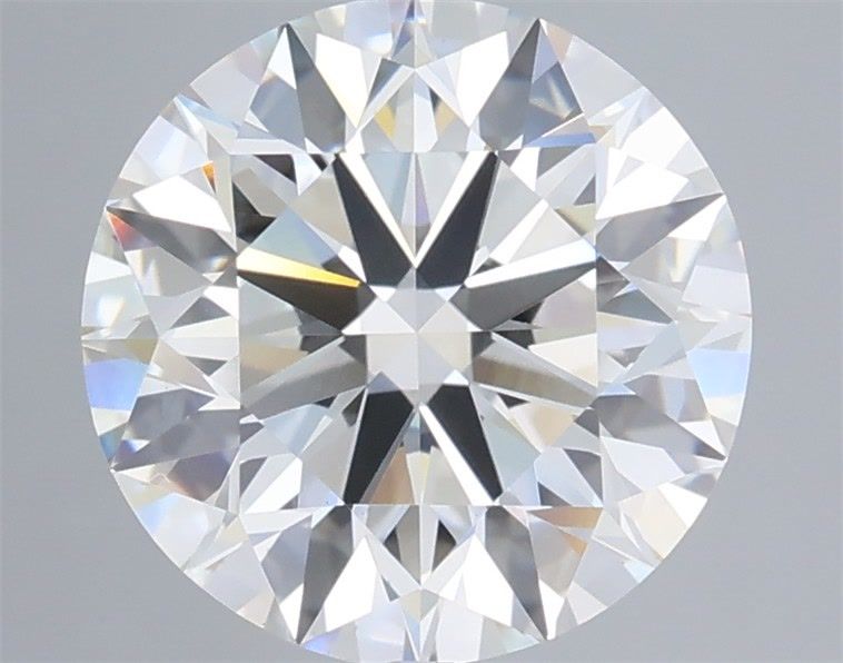 3.14 Carat Round Shaped, Ideal Cut, G Color, VS1 Clarity, IGI Certified Lab Grown Diamond