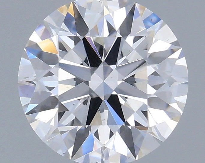 0.54 Carat Round Shaped, Ideal Cut, D Color, VS2 Clarity, IGI Certified Lab Grown Diamond