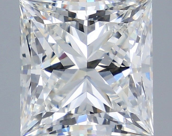 4.41 Carat Princess Shaped, Very Good Cut, G Color, VVS2 Clarity, IGI Certified Lab Grown Diamond