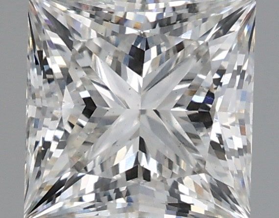 2.10 Carat Princess Shaped, Ideal Cut, G Color, VS1 Clarity, IGI Certified Lab Grown Diamond