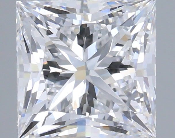 1.06 Carat Princess Shaped, Very Good Cut, D Color, VVS2 Clarity, IGI Certified Lab Grown Diamond