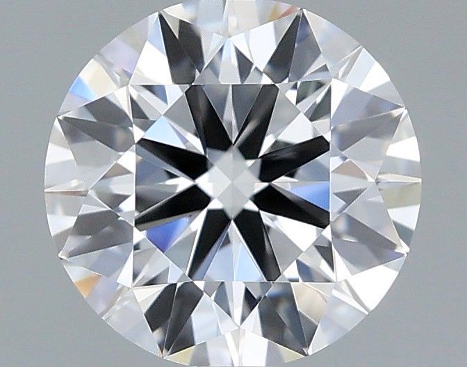 1.28 Carat Round Shaped, Ideal Cut, D Color, VVS2 Clarity, IGI Certified Lab Grown Diamond