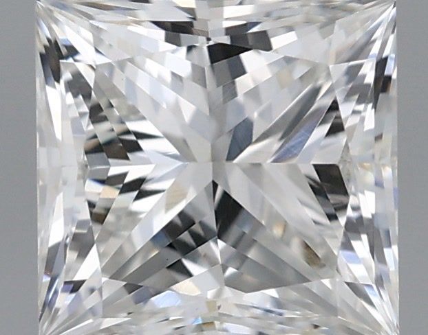 1.23 Carat Princess Shaped, Very Good Cut, F Color, VVS2 Clarity, IGI Certified Lab Grown Diamond