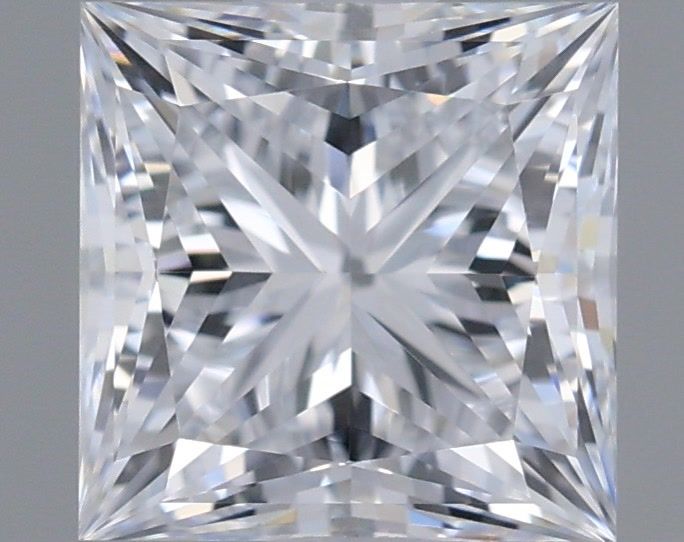 1.02 Carat Princess Shaped, Ideal Cut, E Color, VVS1 Clarity, IGI Certified Lab Grown Diamond