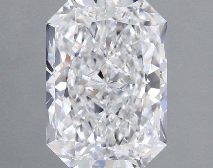 1.04 Carat Radiant Shaped, Ideal Cut, D Color, VVS1 Clarity, IGI Certified Lab Grown Diamond