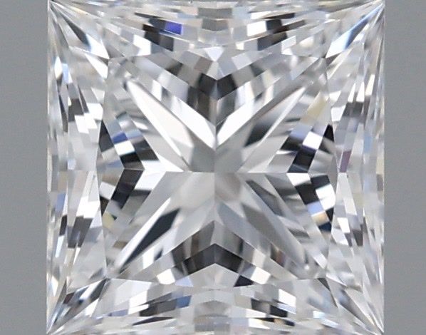 1.21 Carat Princess Shaped, Ideal Cut, D Color, VVS2 Clarity, IGI Certified Lab Grown Diamond