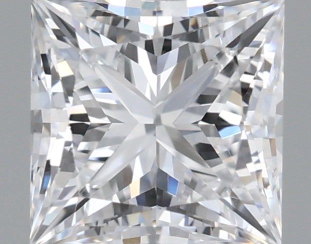 1.10 Carat Princess Shaped, Ideal Cut, D Color, VVS2 Clarity, IGI Certified Lab Grown Diamond