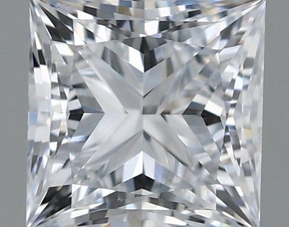 1.02 Carat Princess Shaped, Ideal Cut, F Color, VVS2 Clarity, IGI Certified Lab Grown Diamond