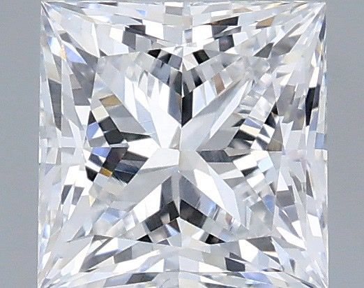 1.11 Carat Princess Shaped, Very Good Cut, D Color, VVS2 Clarity, IGI Certified Lab Grown Diamond