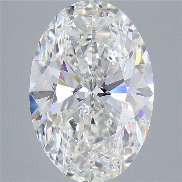 5.09 Carat Oval Shaped, Ideal Cut, F Color, VS1 Clarity, IGI Certified Lab Grown Diamond