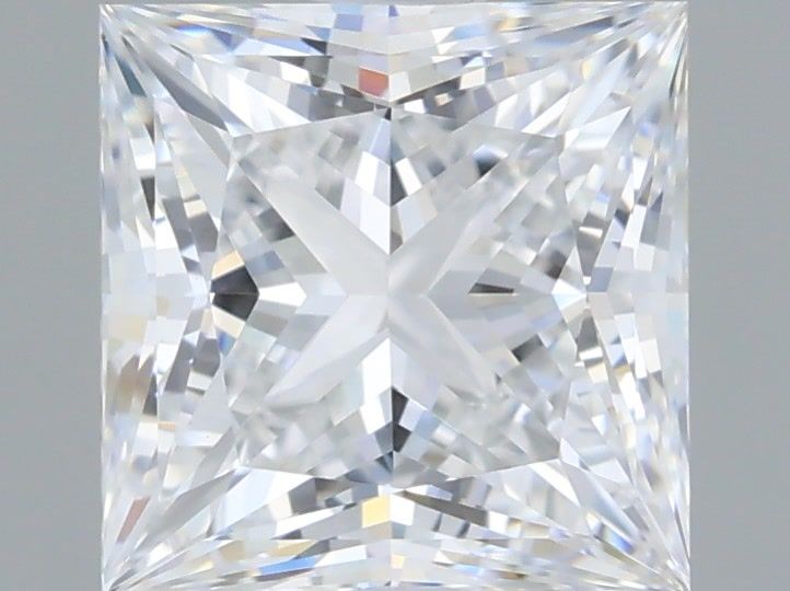 1.21 Carat Princess Shaped, Excellent Cut, D Color, VVS1 Clarity, IGI Certified Lab Grown Diamond