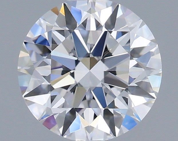 1.08 Carat Round Shaped, Ideal Cut, D Color, VVS2 Clarity, IGI Certified Lab Grown Diamond