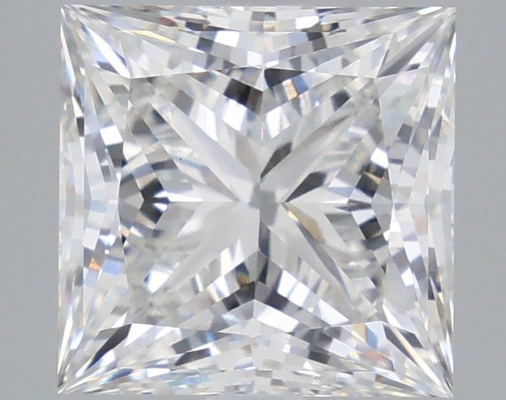 5.23 Carat Princess Shaped, Ideal Cut, G Color, VS1 Clarity, IGI Certified Lab Grown Diamond