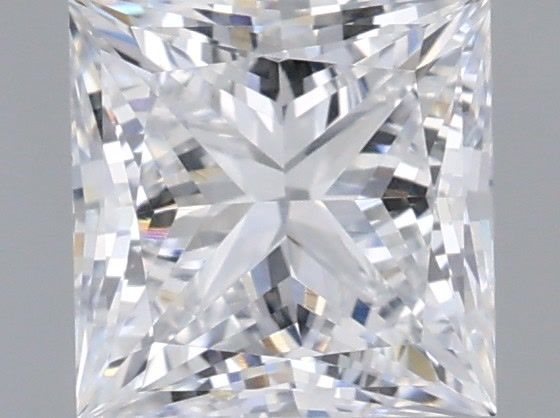 1.06 Carat Princess Shaped, Very Good Cut, D Color, VVS2 Clarity, IGI Certified Lab Grown Diamond