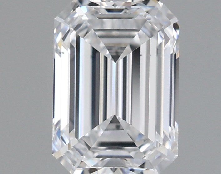 0.95 Carat Emerald Shaped, Ideal Cut, D Color, VS1 Clarity, IGI Certified Lab Grown Diamond