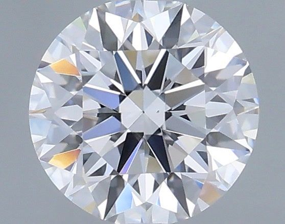 0.52 Carat Round Shaped, Ideal Cut, D Color, VS2 Clarity, IGI Certified Lab Grown Diamond