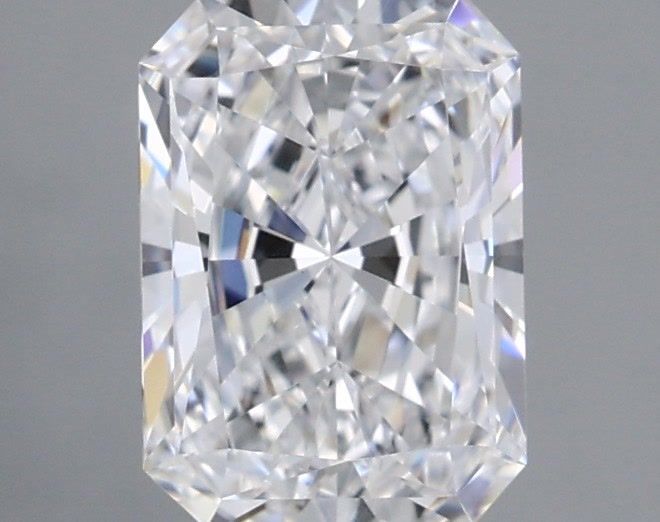 1.05 Carat Radiant Shaped, Ideal Cut, D Color, VVS2 Clarity, IGI Certified Lab Grown Diamond