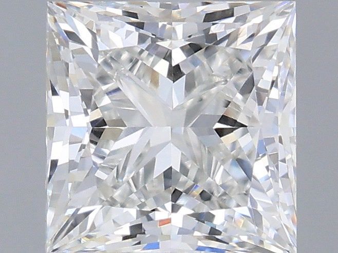 1.01 Carat Princess Shaped, Very Good Cut, E Color, VVS2 Clarity, IGI Certified Lab Grown Diamond