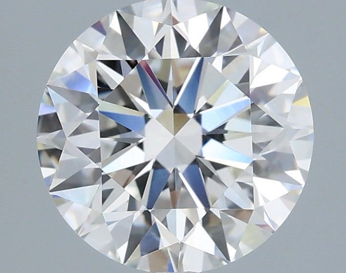 2.07 Carat Round Shaped, Ideal Cut, F Color, VVS2 Clarity, IGI Certified Lab Grown Diamond