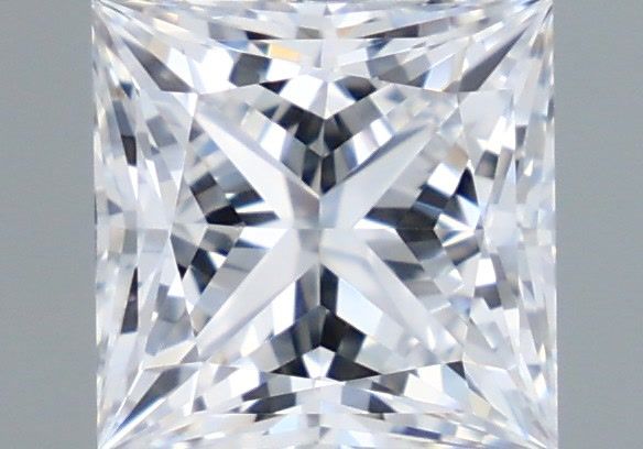 1.02 Carat Princess Shaped, Ideal Cut, D Color, VVS1 Clarity, IGI Certified Lab Grown Diamond