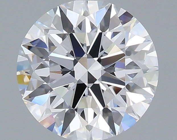 1.54 Carat Round Shaped, Ideal Cut, D Color, VVS2 Clarity, IGI Certified Lab Grown Diamond