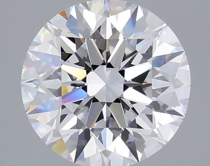 3.07 Carat Round Shaped, Excellent Cut, D Color, VS1 Clarity, IGI Certified Lab Grown Diamond