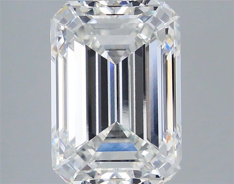 5.21 Carat Emerald Shaped, Excellent Cut, E Color, VVS2 Clarity, IGI Certified Lab Grown Diamond