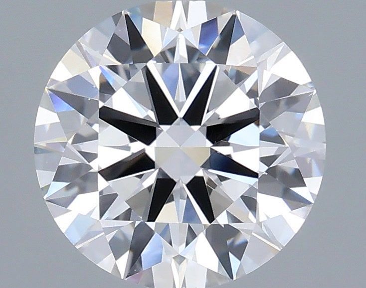 1.93 Carat Round Shaped, Ideal Cut, D Color, VS1 Clarity, IGI Certified Lab Grown Diamond
