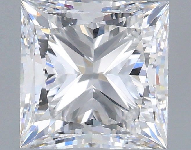 1.51 Carat Princess Shaped, Very Good Cut, D Color, VVS2 Clarity, IGI Certified Lab Grown Diamond