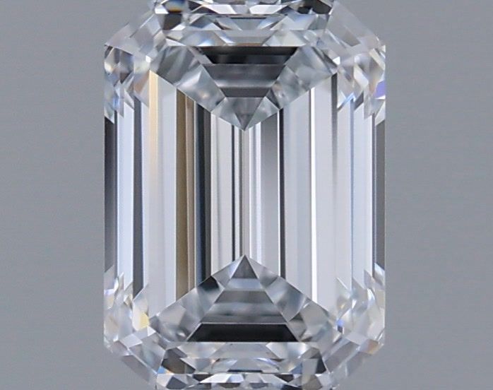 1.01 Carat Emerald Shaped, Ideal Cut, E Color, VVS1 Clarity, IGI Certified Lab Grown Diamond