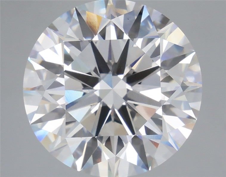 7.01 Carat Round Shaped, Ideal Cut, F Color, VVS2 Clarity, IGI Certified Lab Grown Diamond