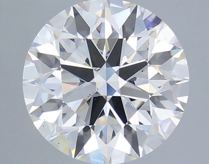 3.19 Carat Round Shaped, Ideal Cut, G Color, VS2 Clarity, IGI Certified Lab Grown Diamond