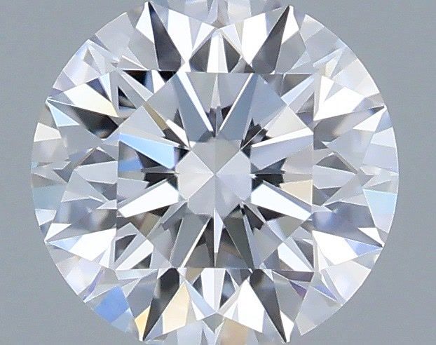 0.34 Carat Round Shaped, Ideal Cut, D Color, VVS2 Clarity, IGI Certified Lab Grown Diamond