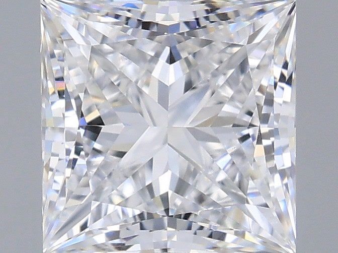 1.04 Carat Princess Shaped, Very Good Cut, D Color, VS1 Clarity, IGI Certified Lab Grown Diamond