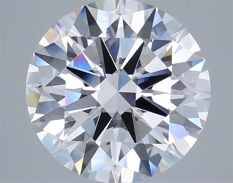 5.04 Carat Round Shaped, Excellent Cut, G Color, VVS2 Clarity, IGI Certified Lab Grown Diamond