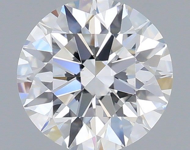 0.53 Carat Round Shaped, Ideal Cut, D Color, VS2 Clarity, IGI Certified Lab Grown Diamond