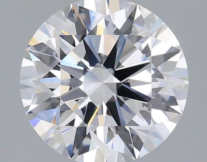 1.75 Carat Round Shaped, Ideal Cut, D Color, VVS2 Clarity, IGI Certified Lab Grown Diamond