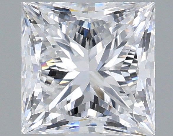 1.03 Carat Princess Shaped, Very Good Cut, D Color, VVS2 Clarity, IGI Certified Lab Grown Diamond