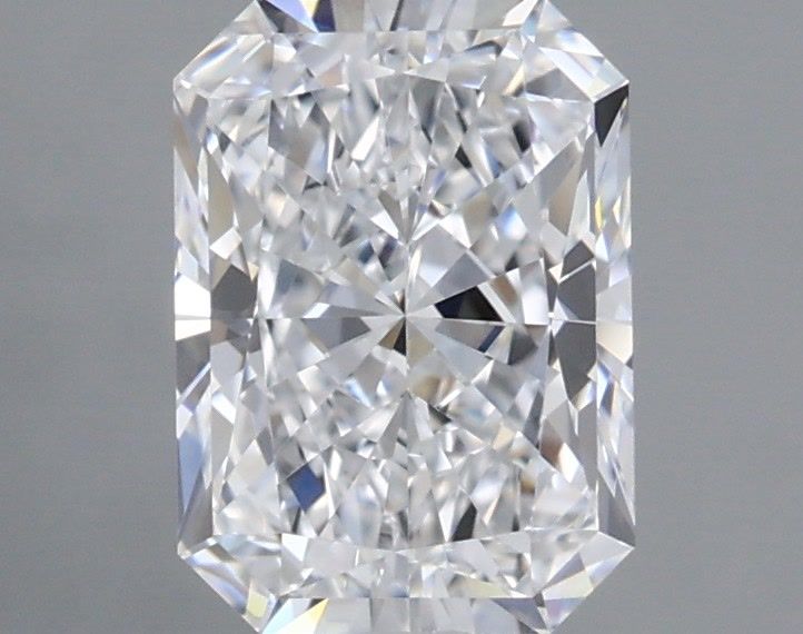1.06 Carat Radiant Shaped, Ideal Cut, D Color, VVS1 Clarity, IGI Certified Lab Grown Diamond