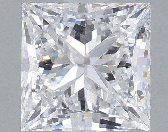 1.04 Carat Princess Shaped, Very Good Cut, D Color, VVS2 Clarity, IGI Certified Lab Grown Diamond