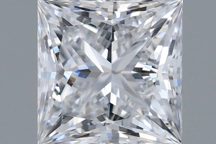 1.04 Carat Princess Shaped, Ideal Cut, D Color, VS1 Clarity, IGI Certified Lab Grown Diamond