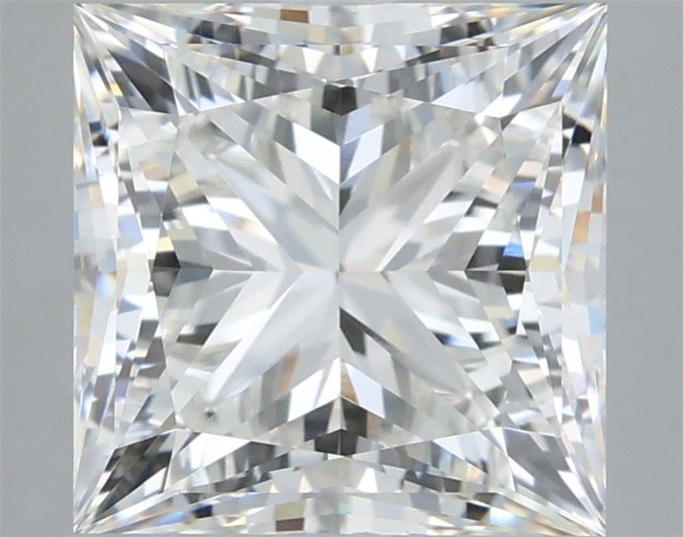 4.21 Carat Princess Shaped, Very Good Cut, G Color, VVS2 Clarity, IGI Certified Lab Grown Diamond