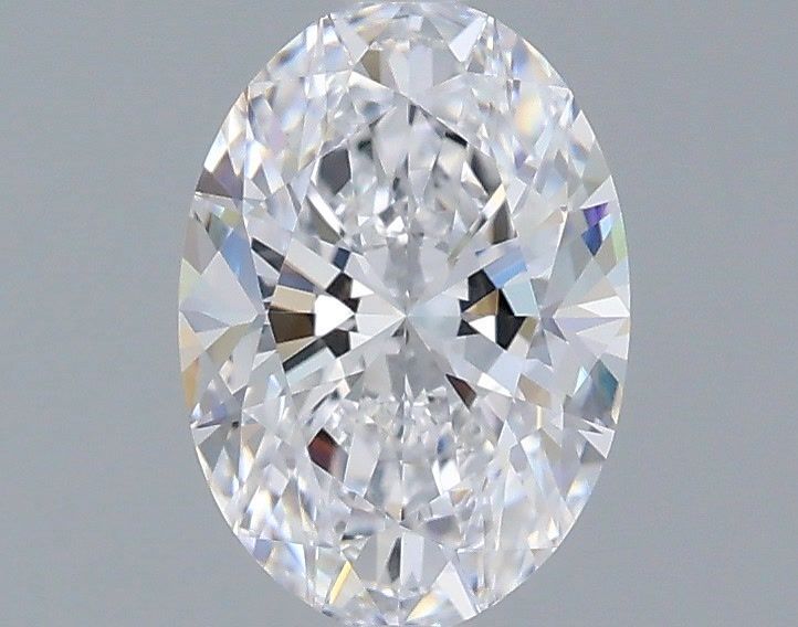 1.24 Carat Oval Shaped, Ideal Cut, D Color, VVS2 Clarity, IGI Certified Lab Grown Diamond