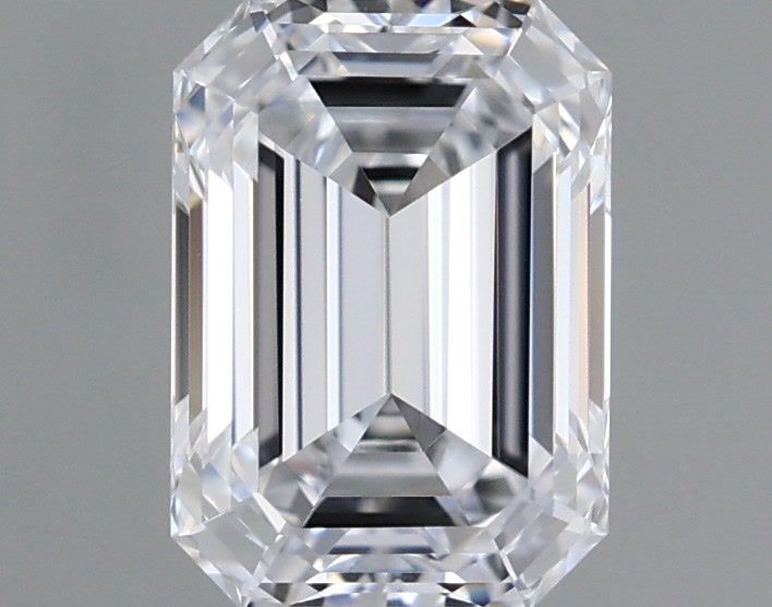 1.02 Carat Emerald Shaped, Ideal Cut, E Color, VVS1 Clarity, IGI Certified Lab Grown Diamond