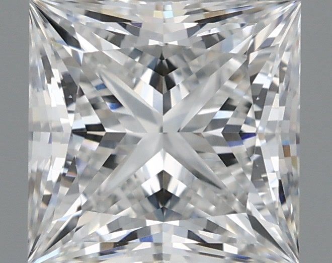1.73 Carat Princess Shaped, Ideal Cut, E Color, VVS2 Clarity, IGI Certified Lab Grown Diamond